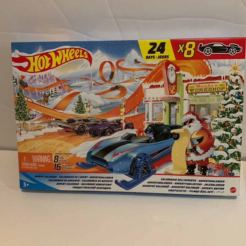 Hot Wheels Advent Calendar New